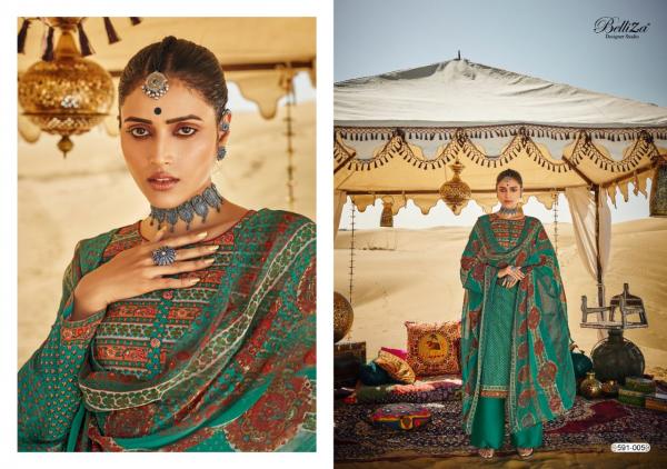 Belliza Queen Of Desert Fancy Cotton Digital Printed Dress Materials 